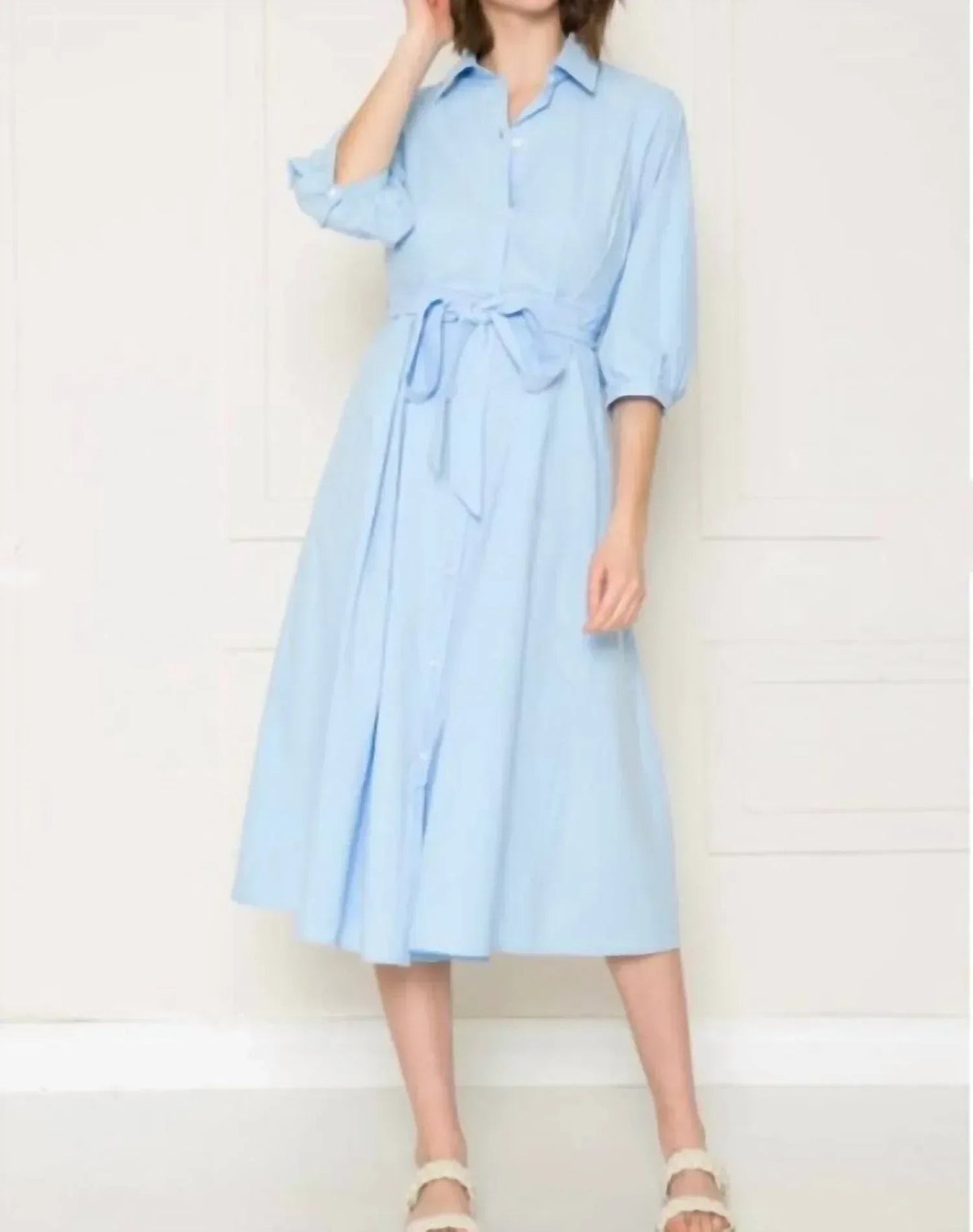 Midi Shirt Dress