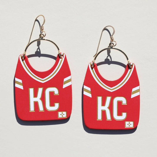 Kansas City Football-Trikot-Ohrring