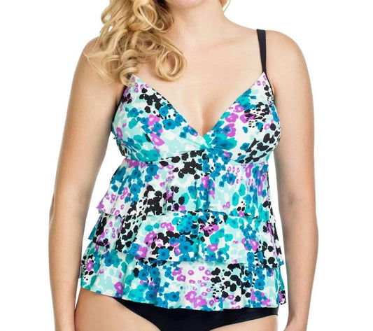 Sunny Delight Triple Tier Tankini-Oberteil
