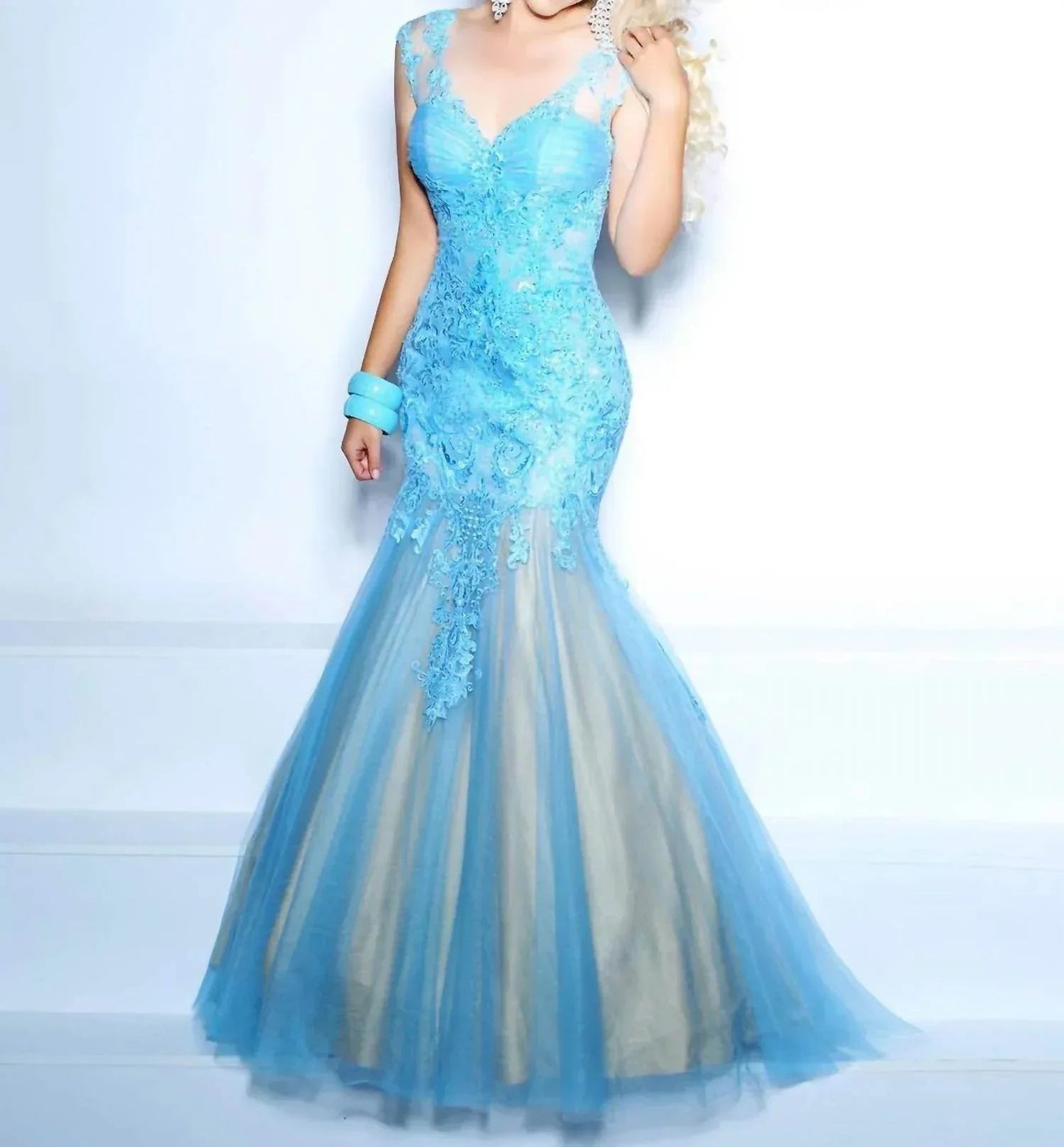 Ärmelloses Ballkleid