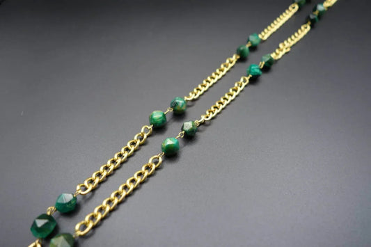 Women's Emerald Sunglasses Chain