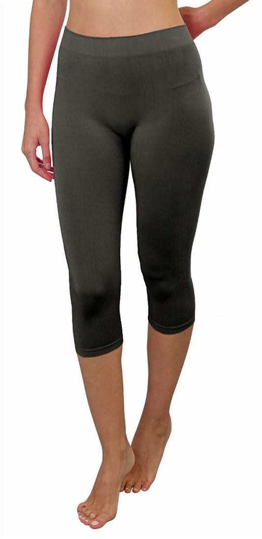 Women's Luxury Legging Bamboo Fabric Capri