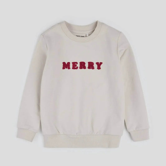 Mädchen Merry Varsity Strick-Sweatshirt