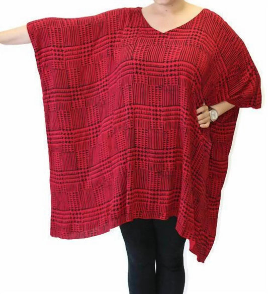 Handbemalte Katie Poncho-Tunika