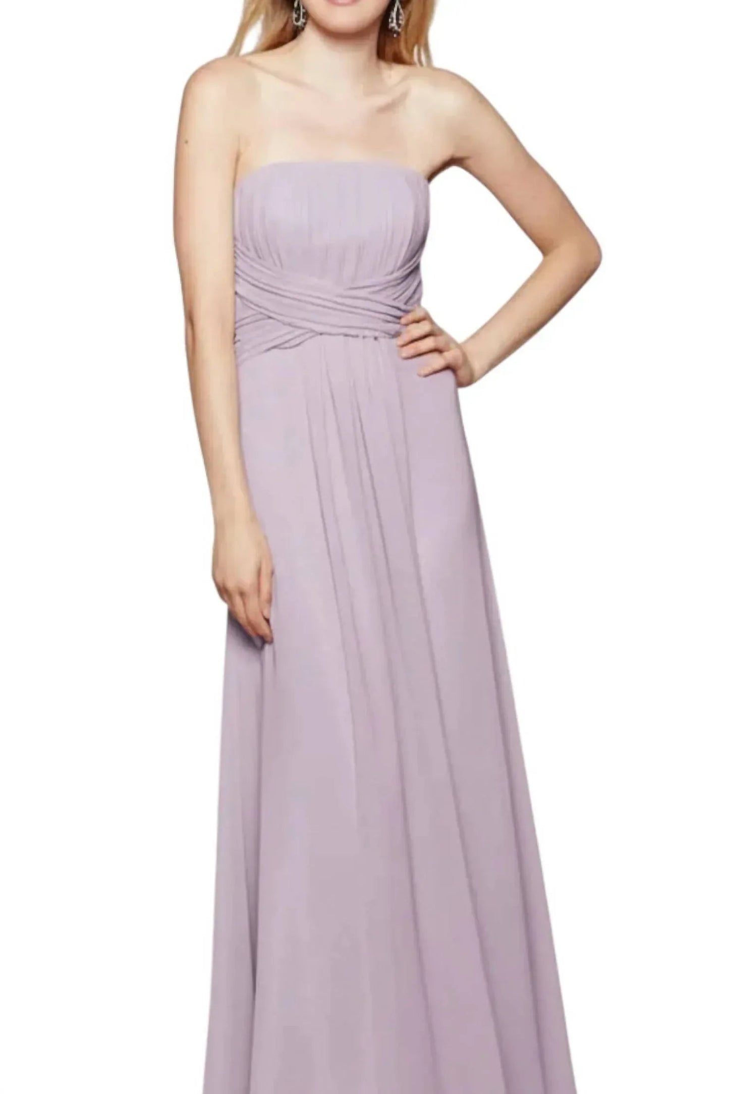 Serenity Drape Trägerloses Kleid