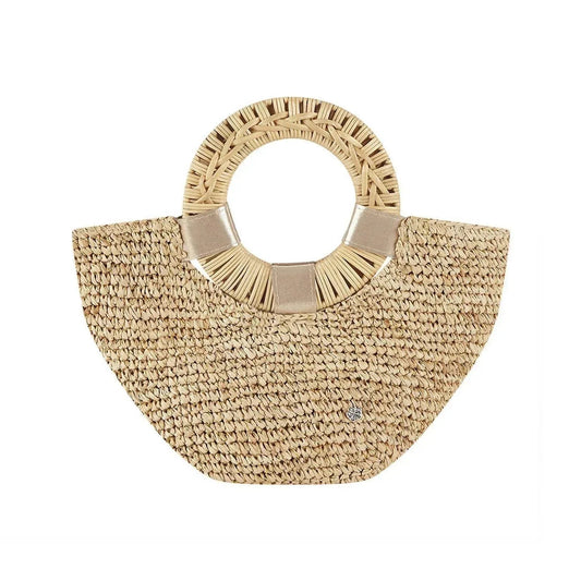 Crochet Raffia Small Tote