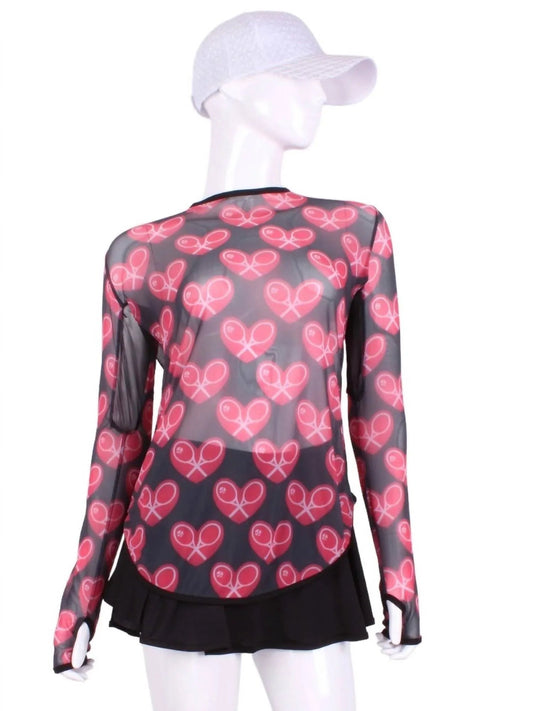 Women's Limited Heart Mesh Tee