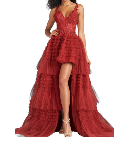 Gestuftes Ballkleid