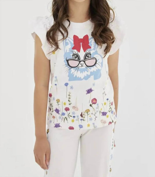 Floral Cat Top