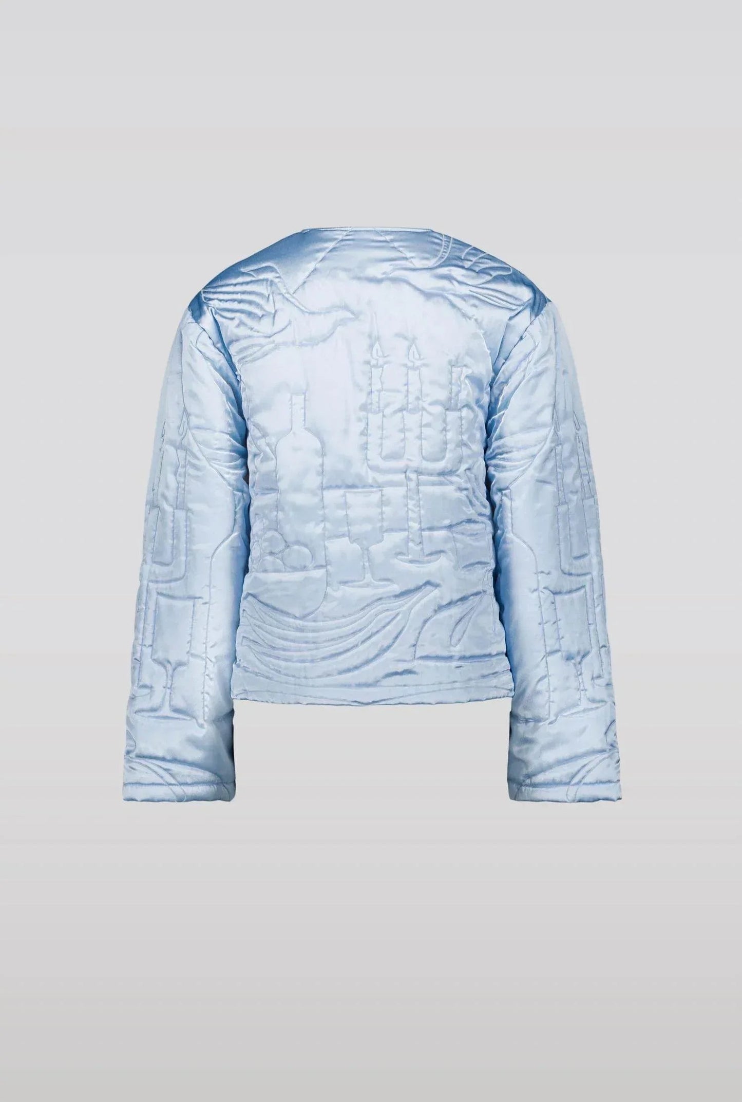 Gesteppte Stickjacke