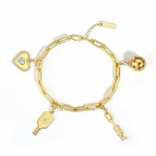 Women's Pickleball Pickle Me Charmed Bracelet