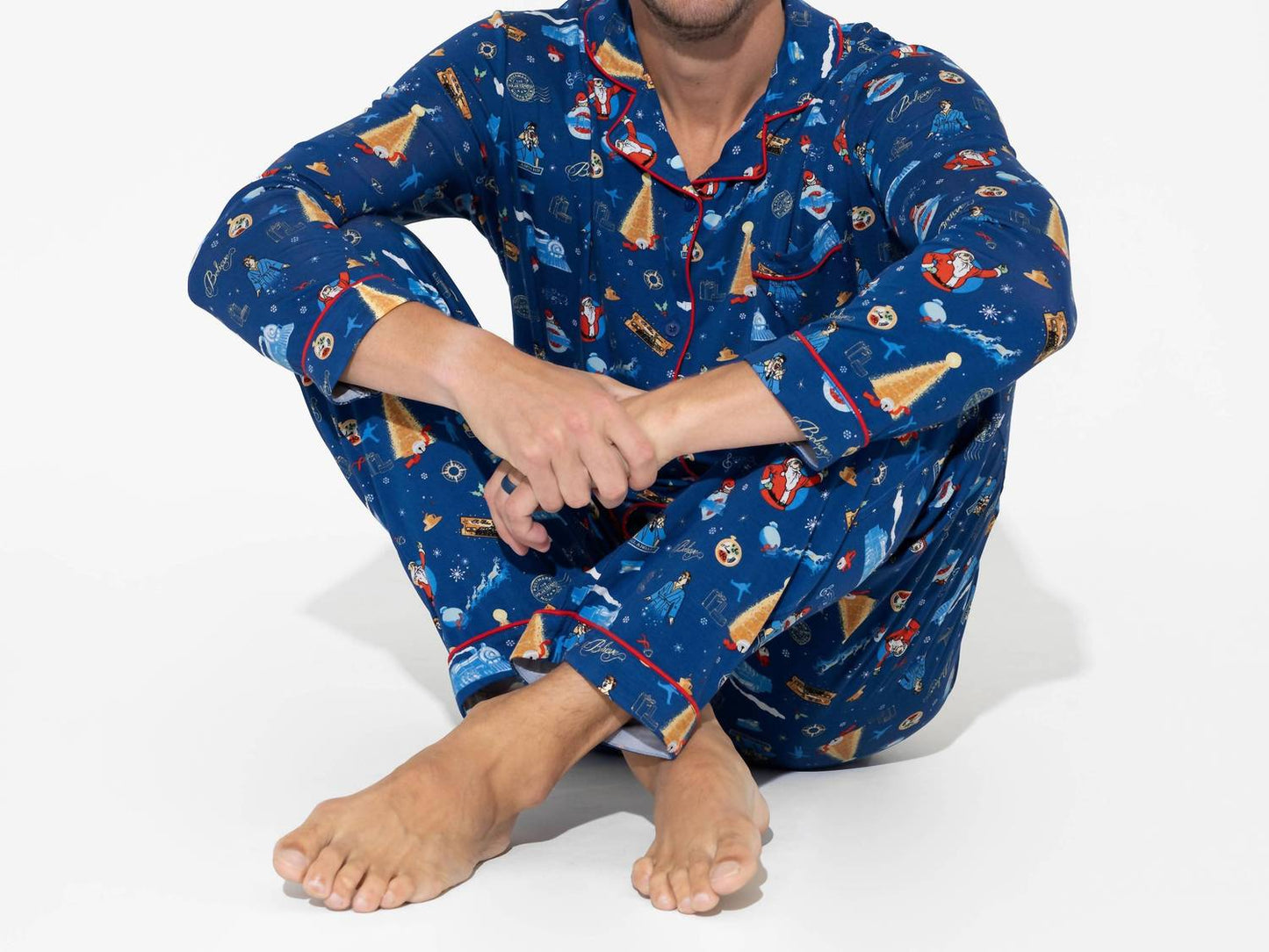 Herren The Polar Express Bambus-Pyjama-Set