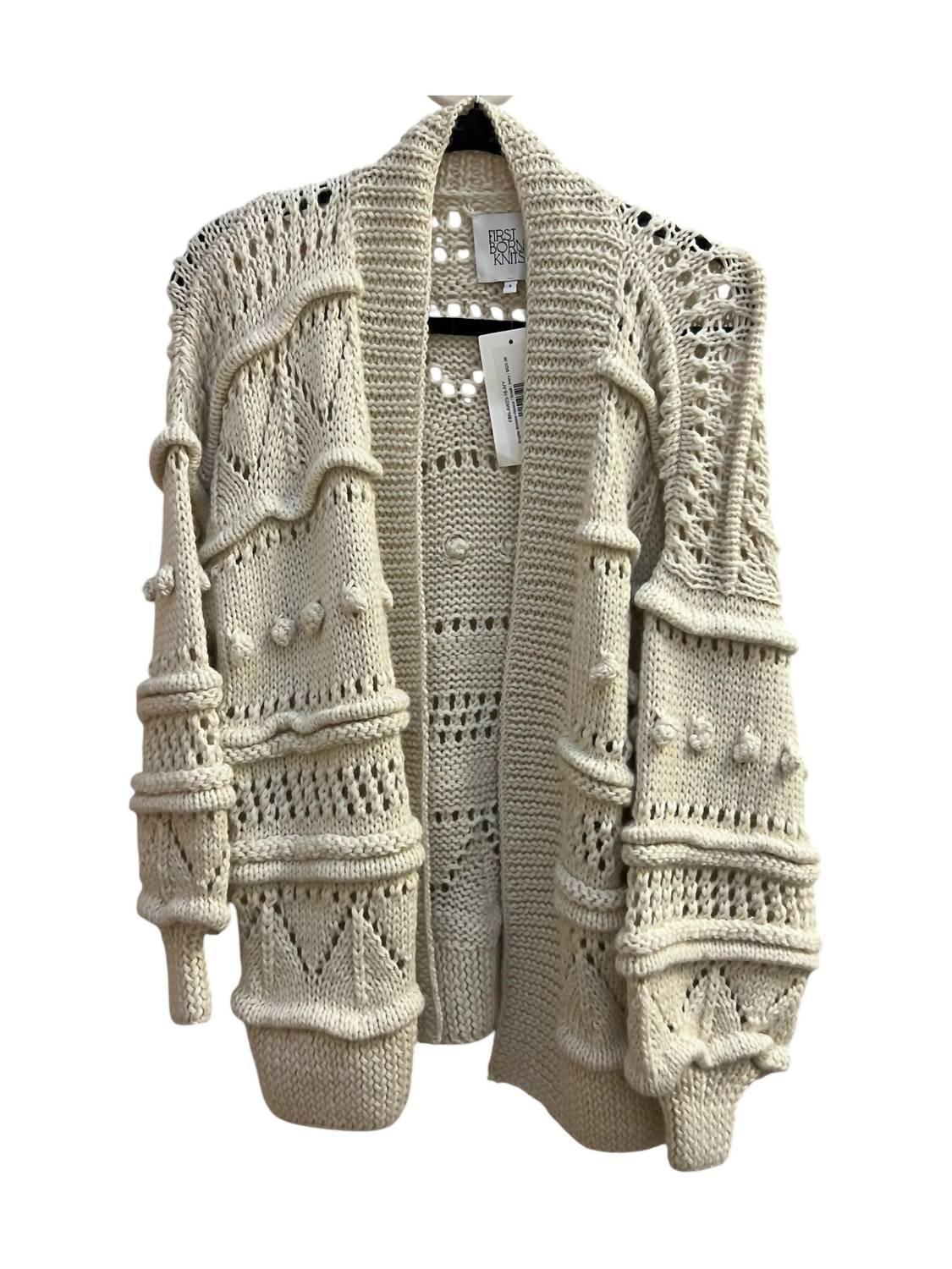 Open-knit Brigitte Bomber Cardigan