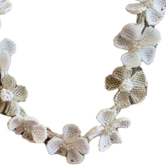 Women's Tiny Hand Beaded Necklace