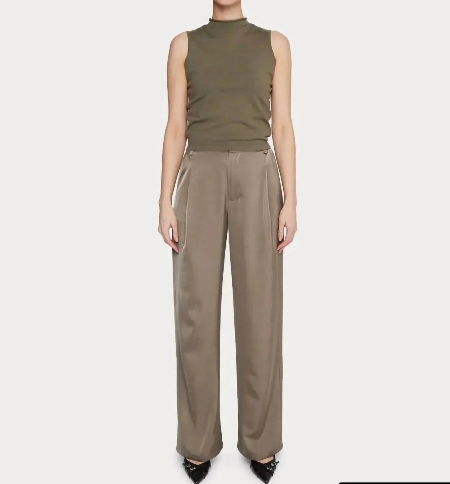 Satin Wide Leg Pants