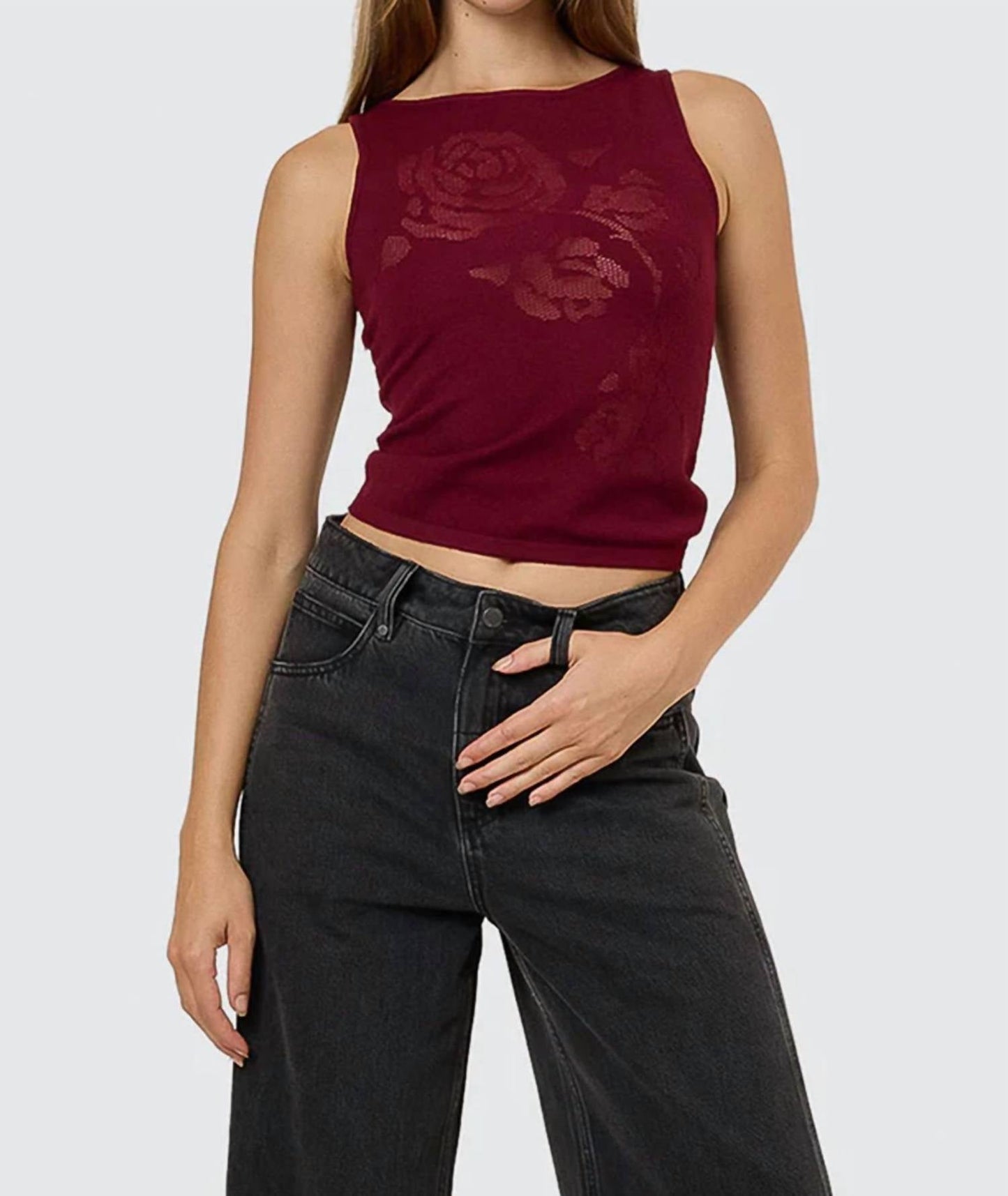 Rosetta Strick-Tanktop