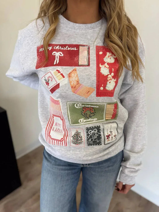 Angel Merry Bright Matchbox Sweatshirt