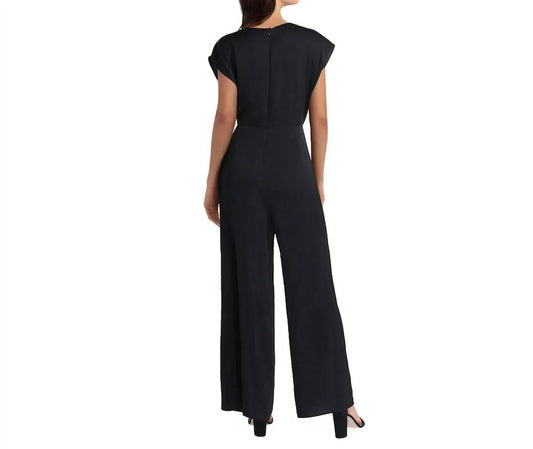 Cowl Neck Wide Leg Jumpsuit
