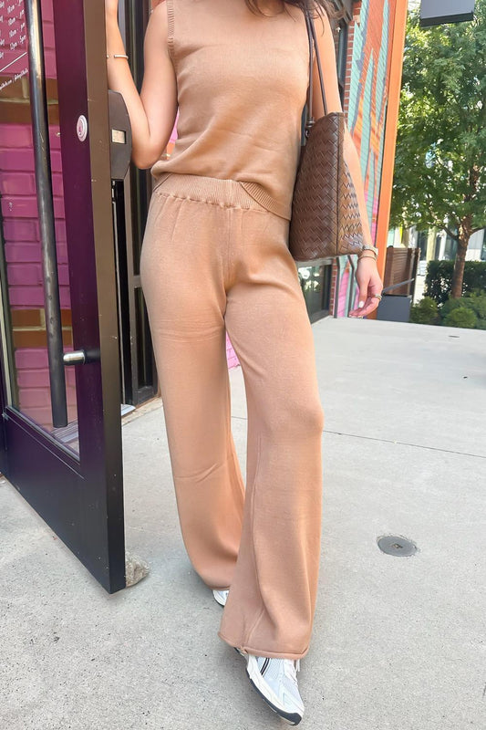 Emily Cozy Knit Flare Pant