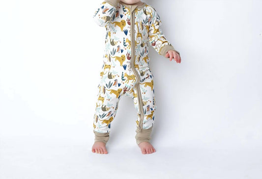 Baby's Pajama Convertible Footie Romper