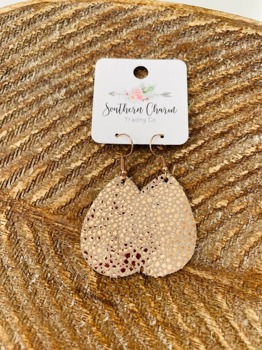 Women's Faux Leather Earrings