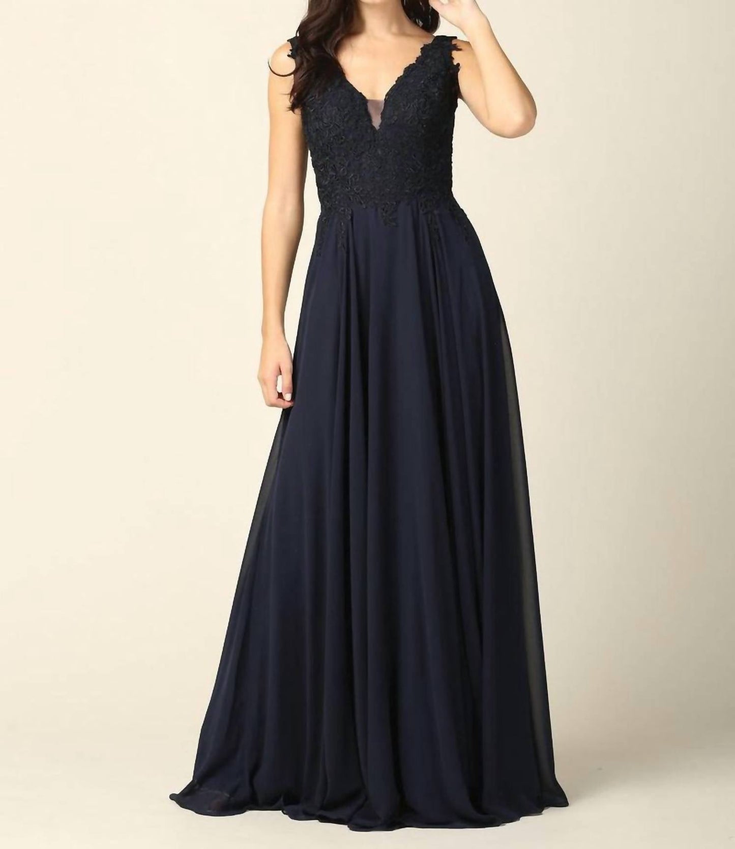 Langes, ärmelloses, formelles, elegantes Abendkleid