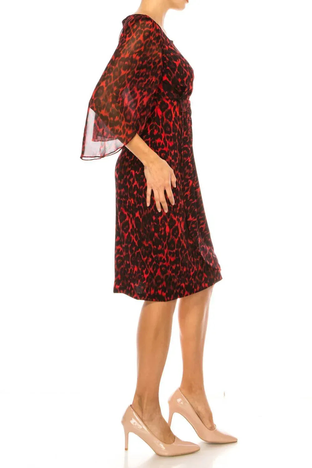 Animal Print Sheath Dress