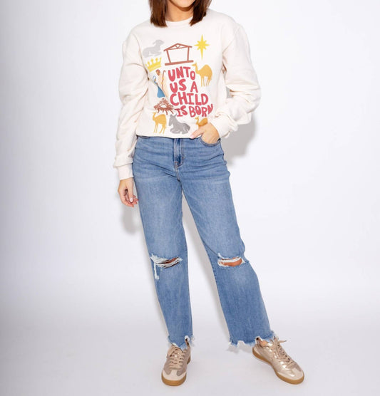 Uns ist ein Kind geboren Sweatshirt