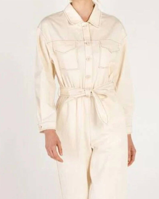 Contrast Stitch Jumpsuit