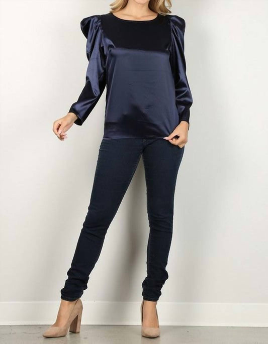Amy Pouf Sleeve Top