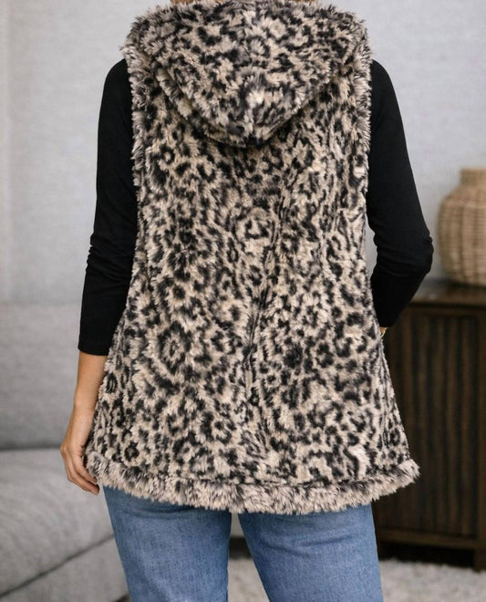 faux fur vest