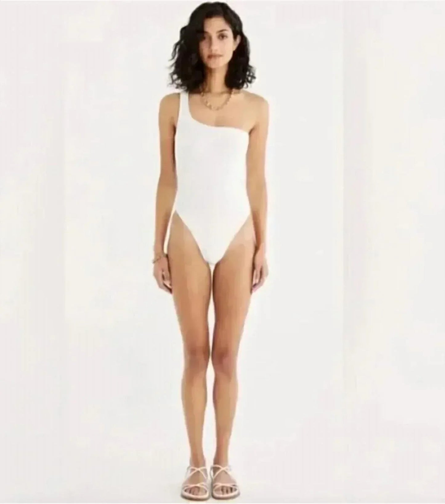 Cassidy One-Shoulder-Badeanzug/Body