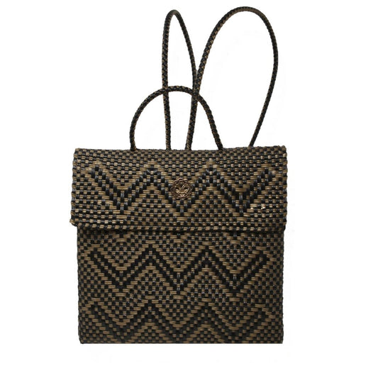 Women's Small Handmade Chevron Backpack