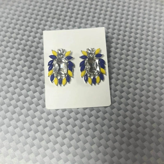 Women's Game Day Glam Cluster Earrings