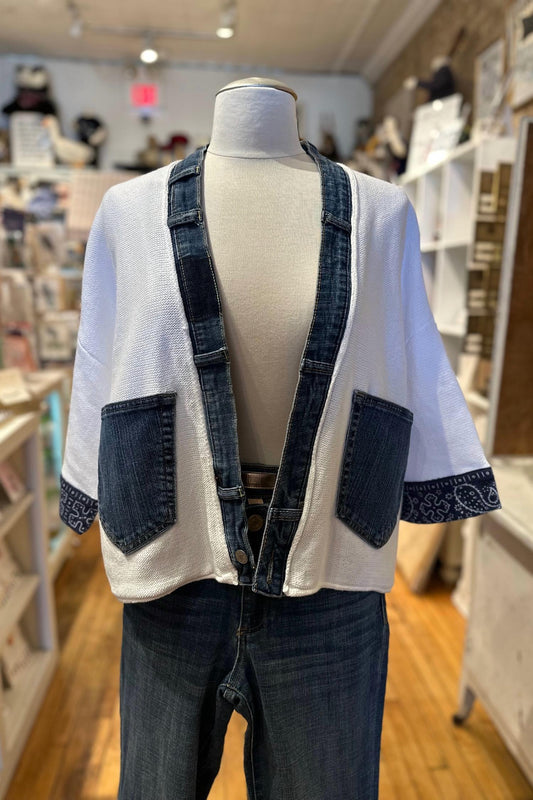 Women's One Of A Kind Band Cotton Knit Cardigan