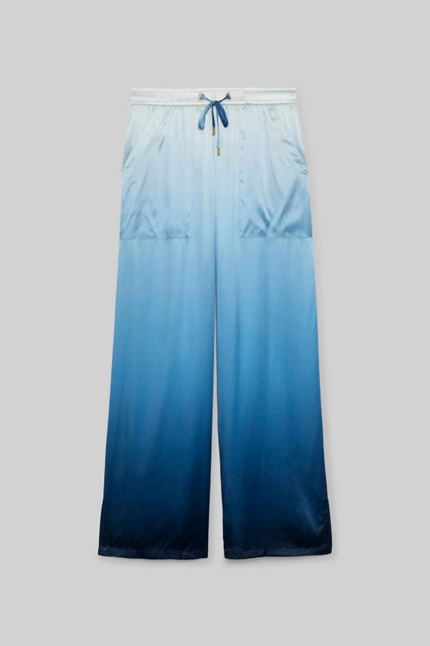Baimy Wide Leg Silk Pants