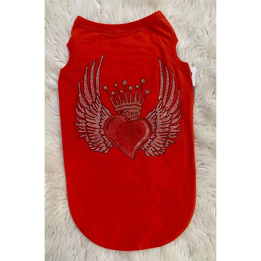 Dog Valentine Heart Tee