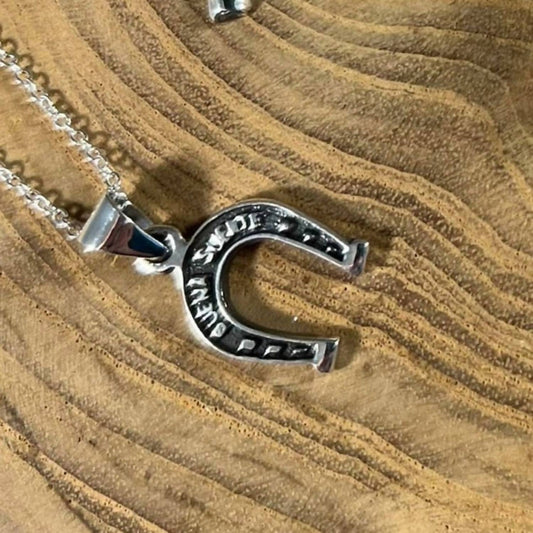 Women's Sterling Horseshoe Pendant Necklace