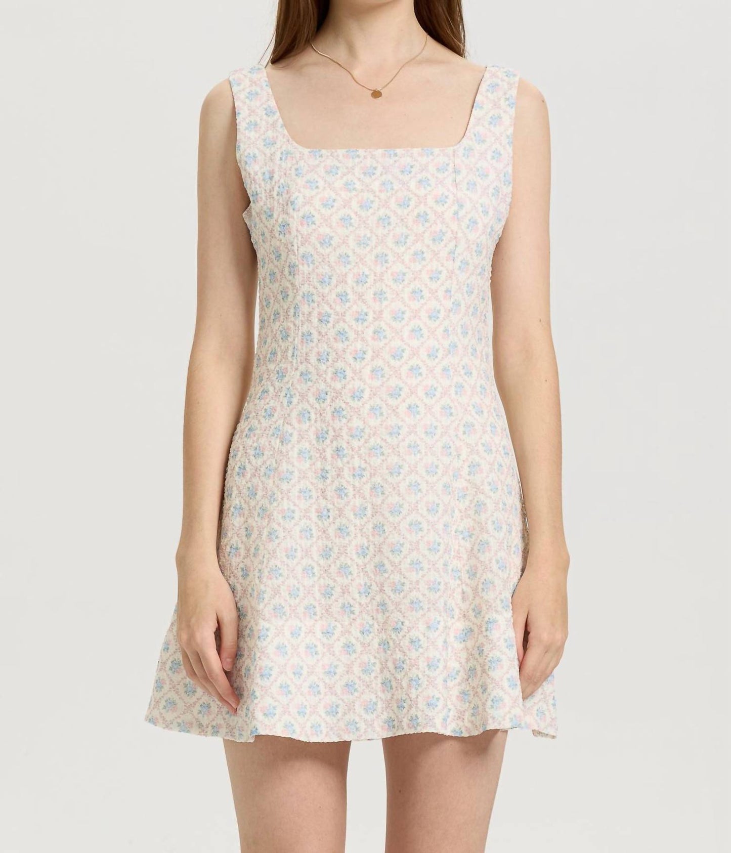 Floral Print Mini Dress
