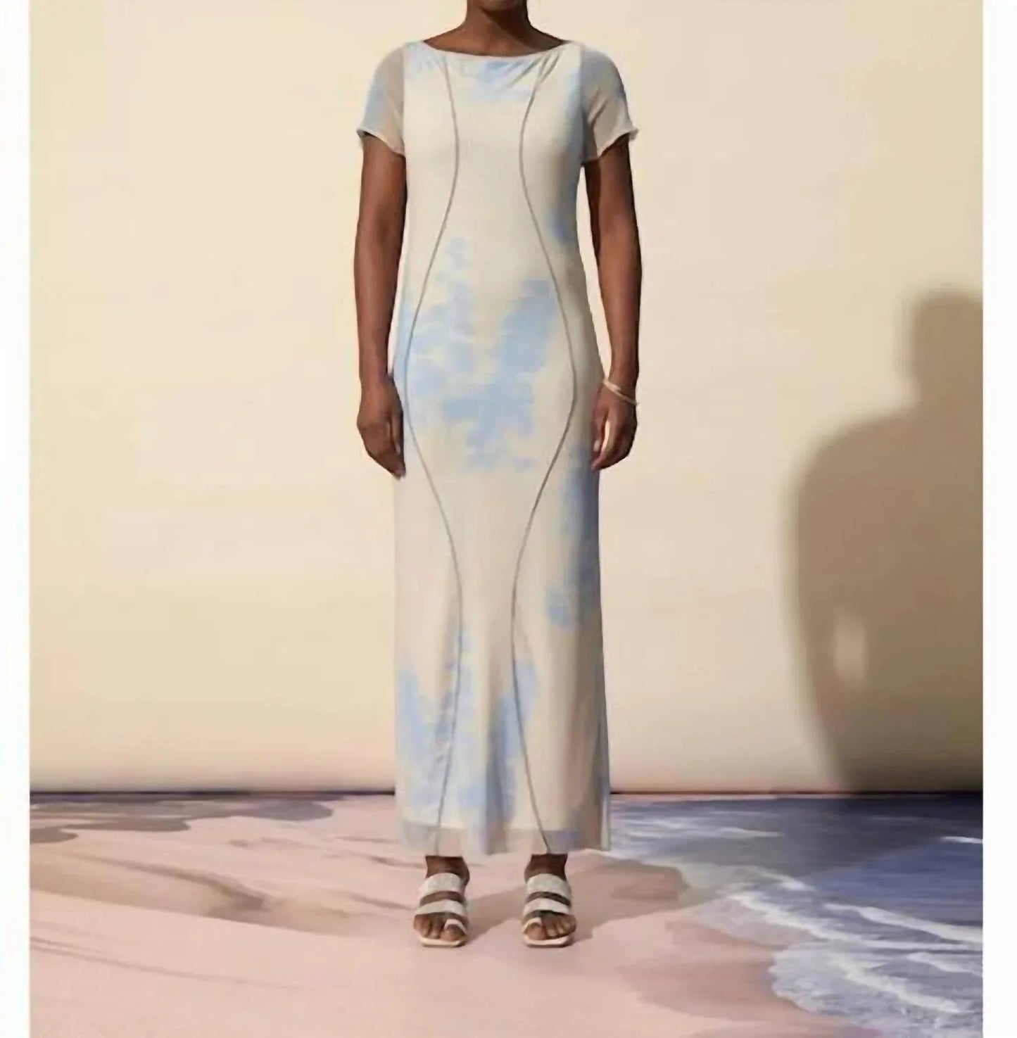 Hemera Short Sleeves Long Dress