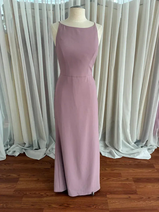 Women's Diamond Back Crepe Bridesmaid Dress