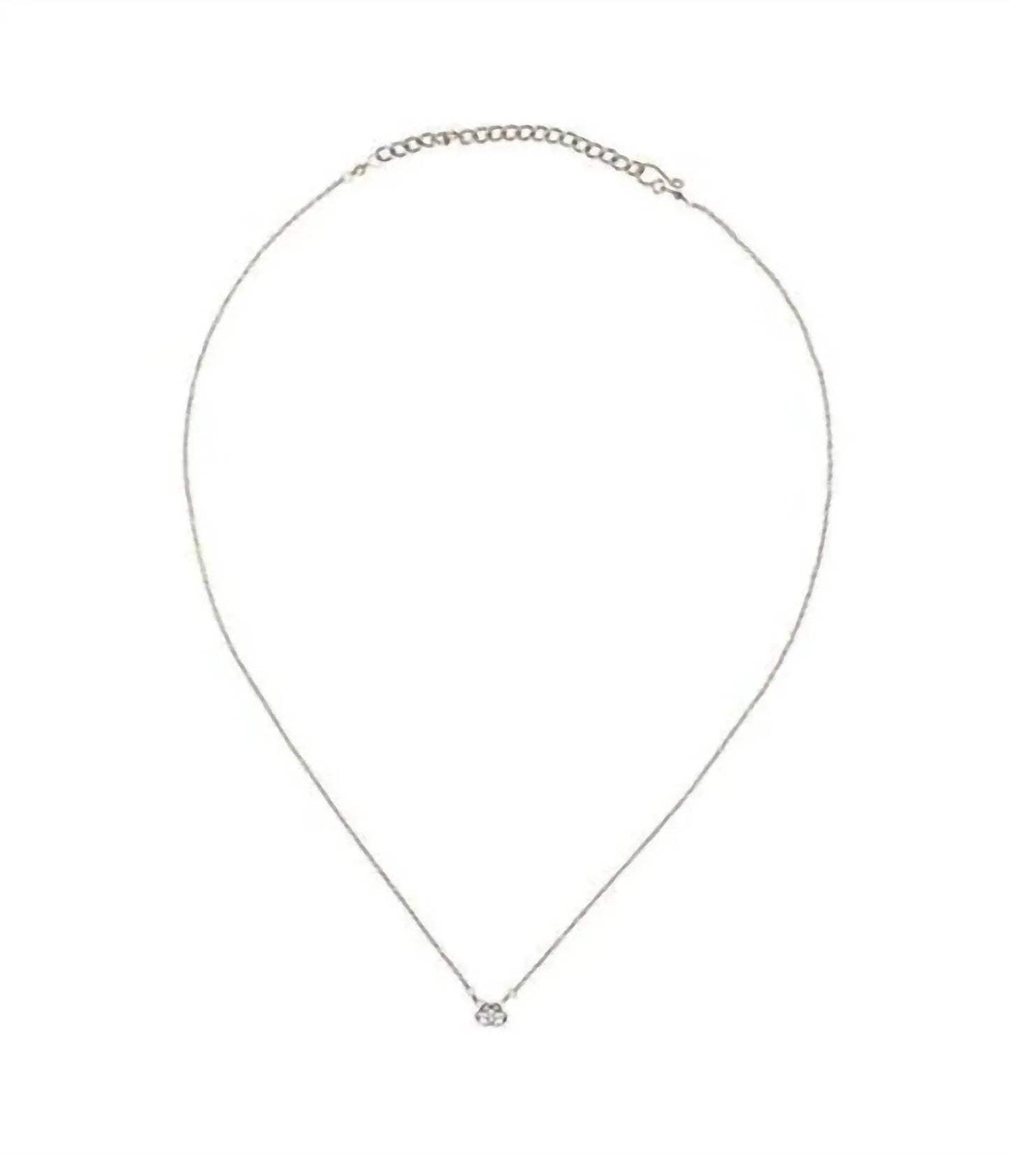 Rhodium Charm Necklace