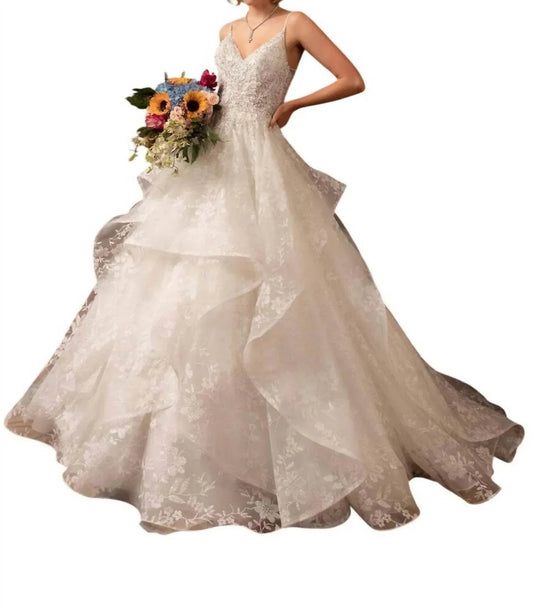 Darla Ruffled Ball Gown