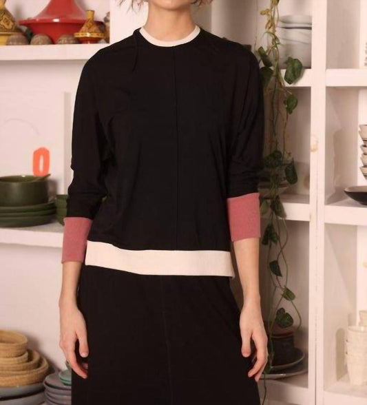 Crewneck With Dolman Sleeve Top