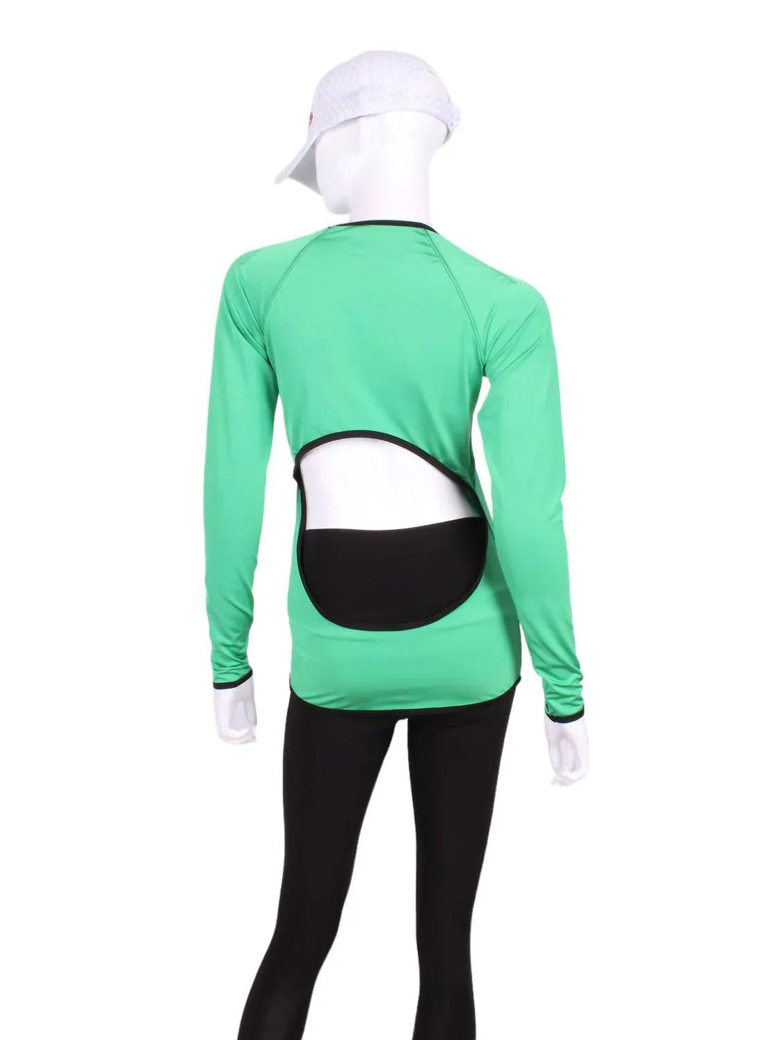 Women's Open Back Long Sleeve Crew Tee