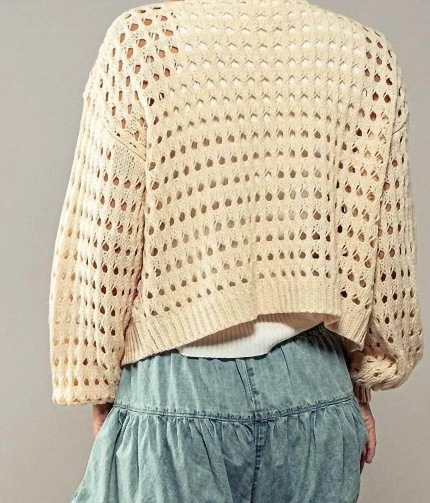 Burst Of Color Patchwork Cardigan