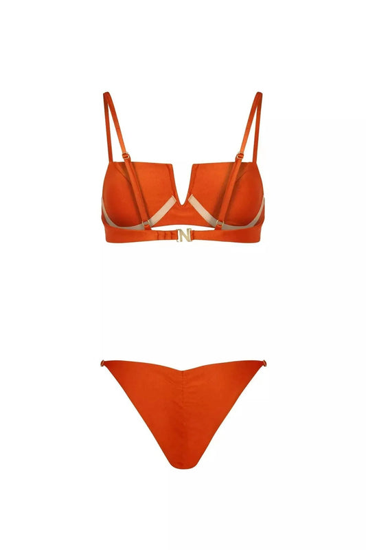 Era Brassiere-like Bikini Top And Bottom Set