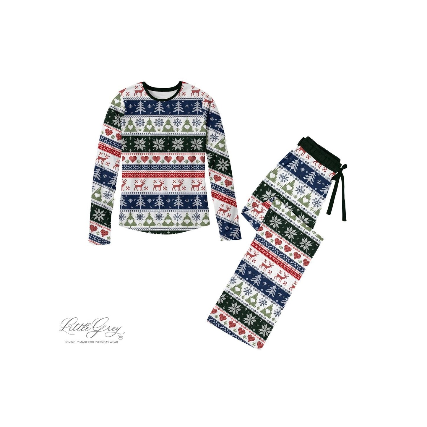 Herren Langarm-Oberteil und Hose Set