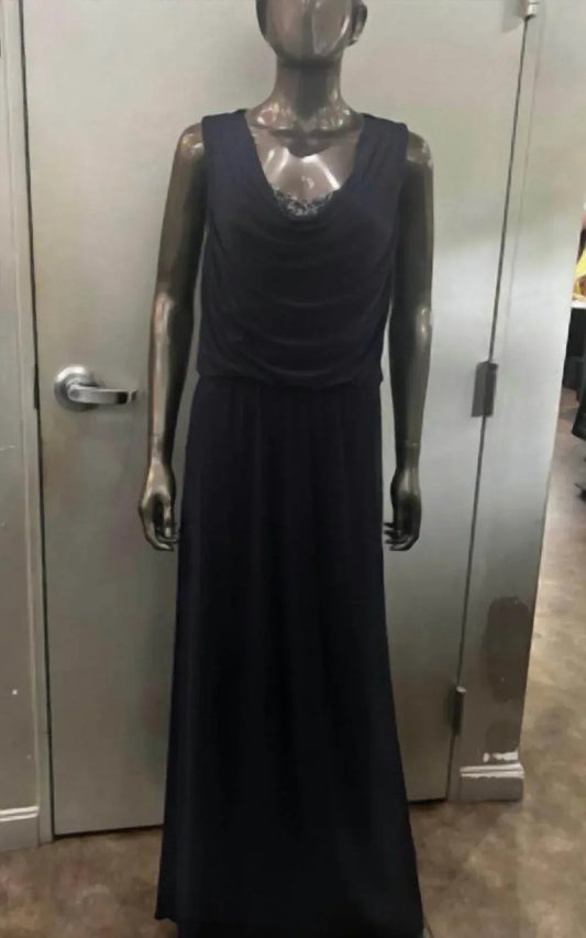 Damen Blouson-Oberteil langes Kleid