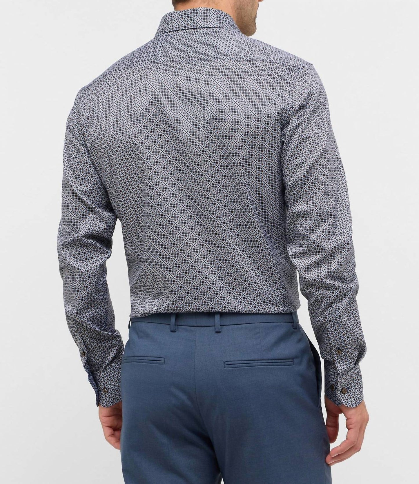 Bedrucktes Twill-Hemd, Modern Fit